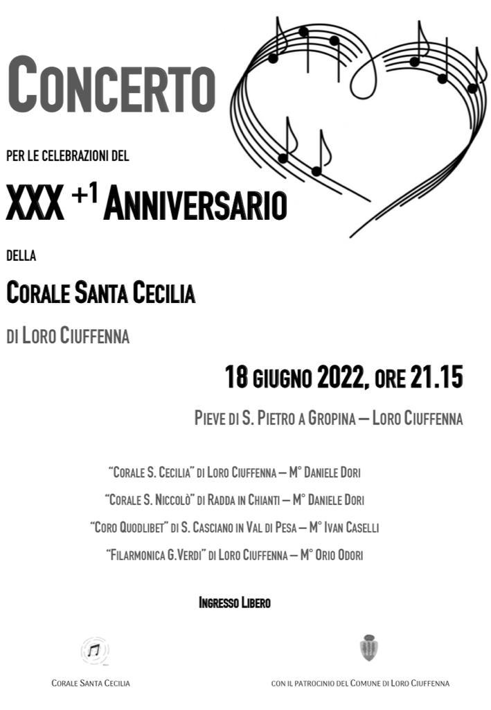 XXX +1° Anniversario di Attività della Corale S. Cecilia (AR)